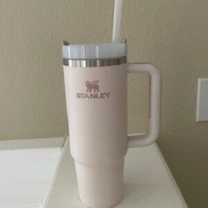 Stanley 30oz Stainless Steel Tumbler + free straw cap to prevent leaks - used